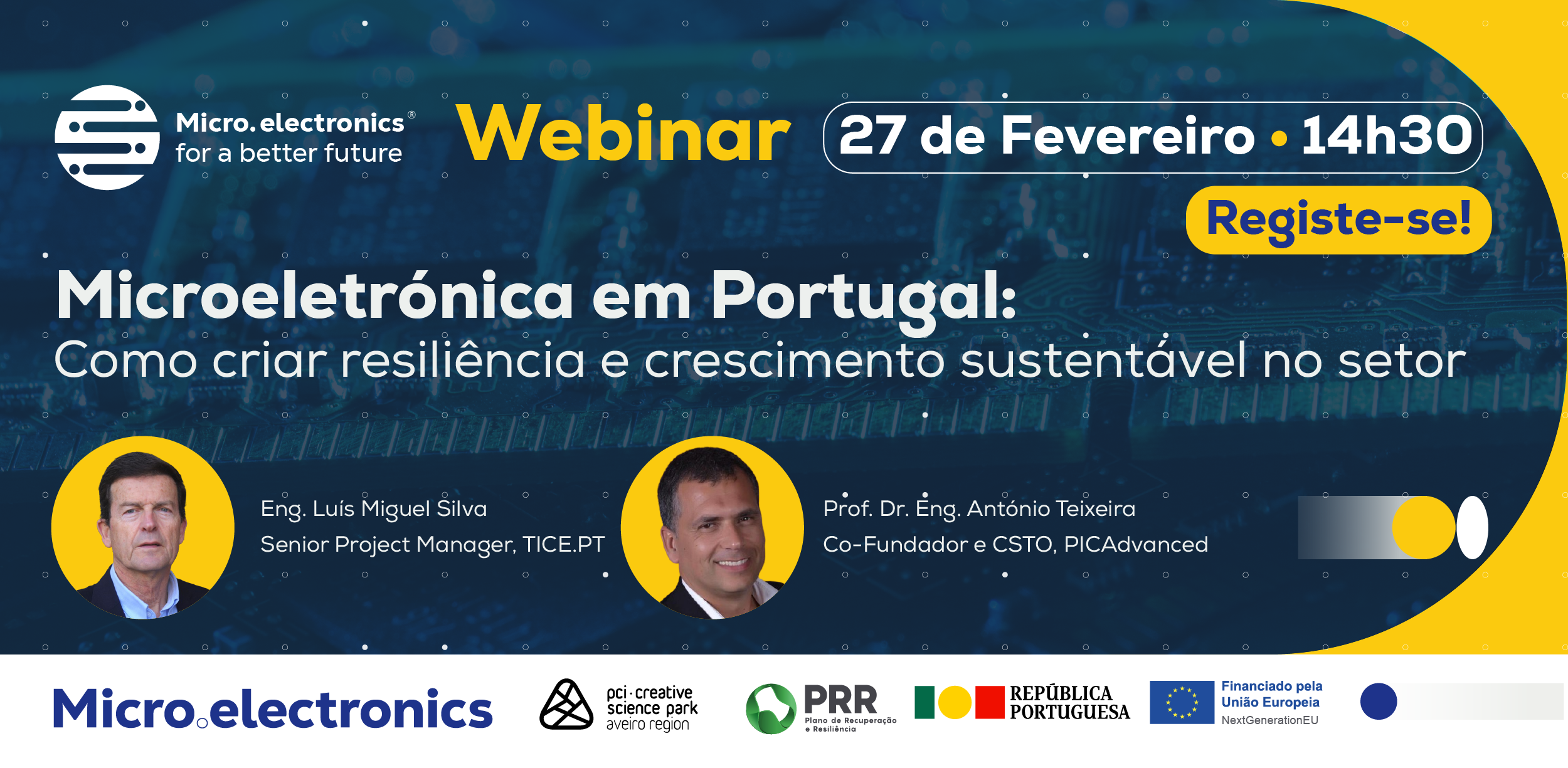 Webinar - Microeletrónica em Portugal: como criar resiliência e crescimento sustentável no setor