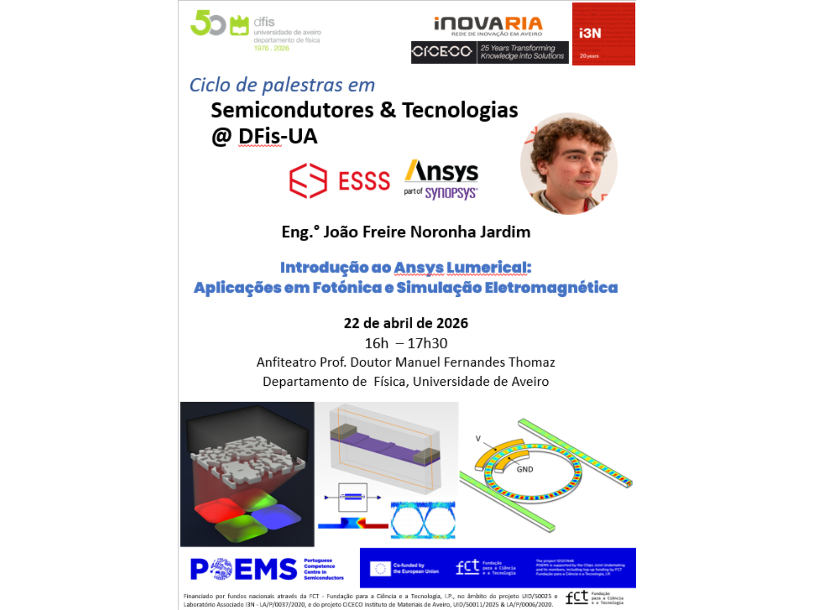Palestra de Interesse para o Setor dos Semicondutores e da Microeletrónica