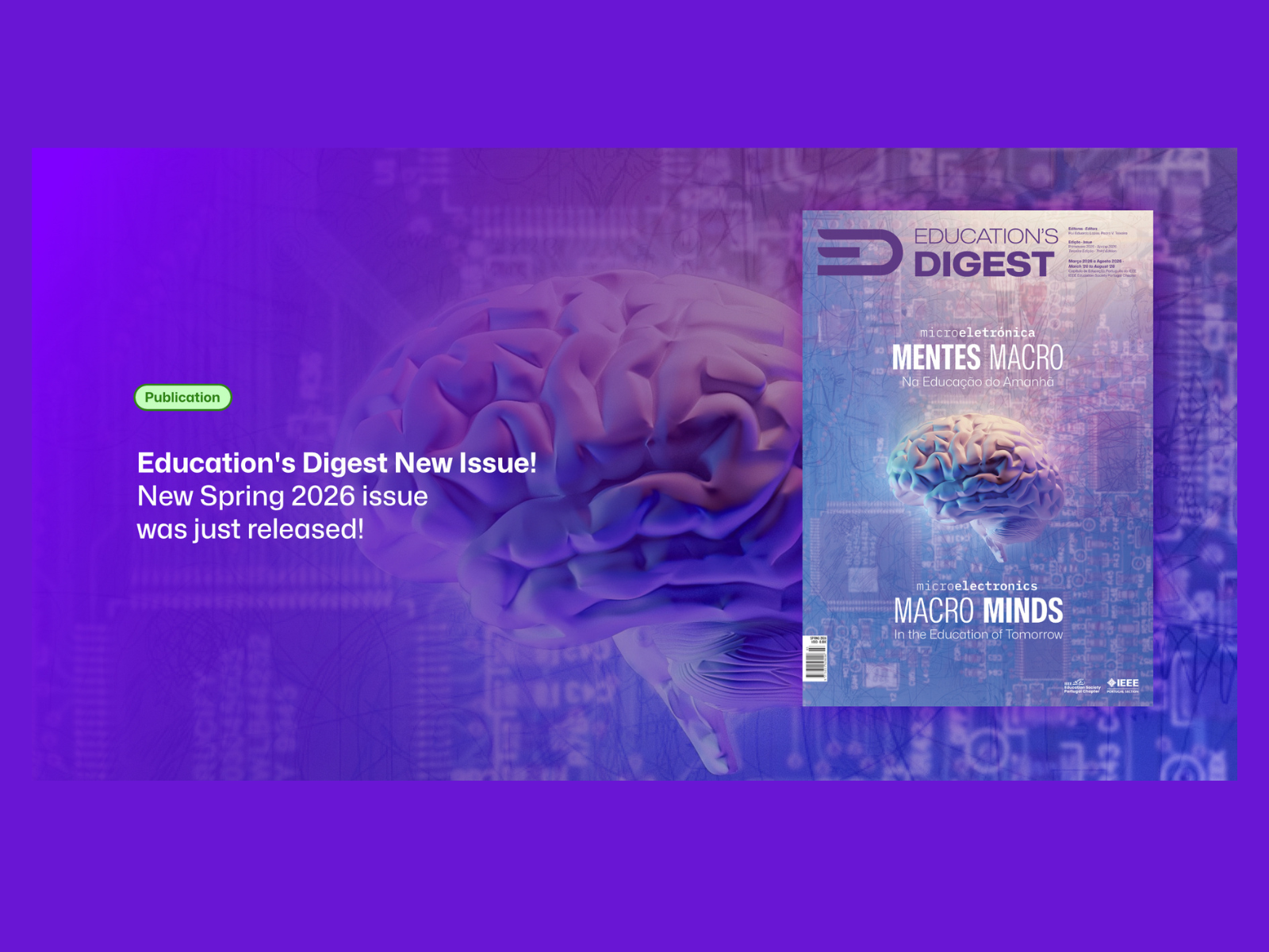 Education’s Digest destaca o futuro da Microeletrónica na educação e na indústria