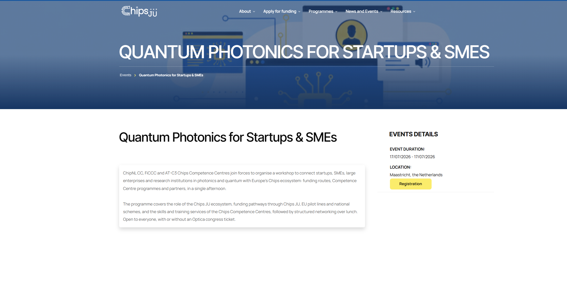 Quantum Photonics for Startups & SMEs